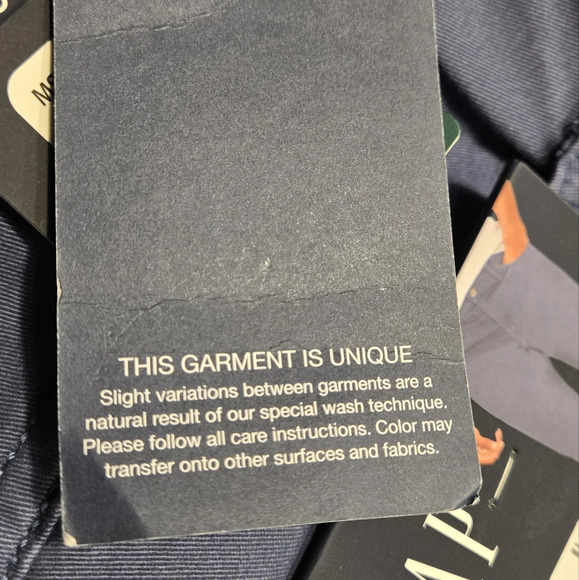 Nwt blue mens Gap 5 pocket pants - Picture 6 of 8